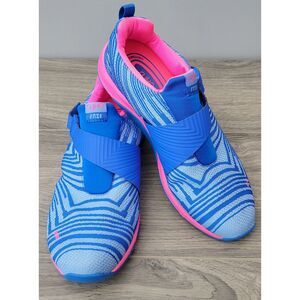 Ryka Faze Womens Size 11W Trainer Anatomic Shoe Sneaker Blue‎ and Pink Pre-Owned